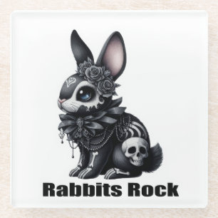 Rabbit Rock Glazen Onderzetter