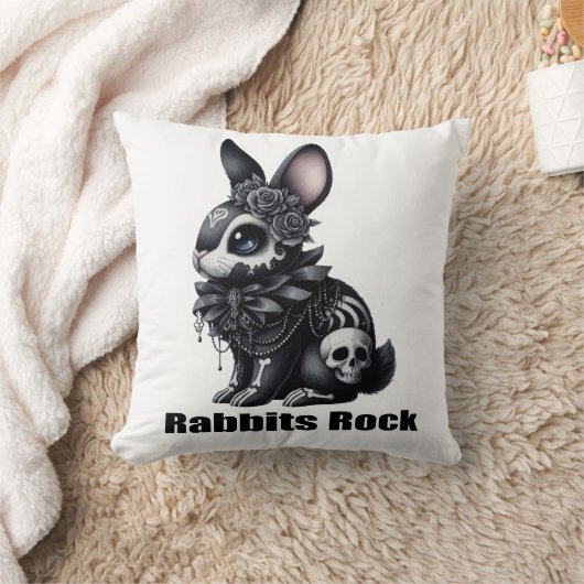 Rabbit Rock Kussen (Deken)
