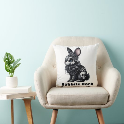 Rabbit Rock Kussen (Stoel)