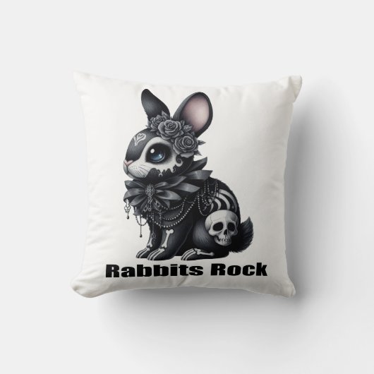 Rabbit Rock Kussen (Voorkant)