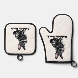 Rabbit Rock Ovenwant & Pannenlap Set