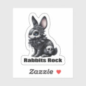 Rabbit Rock Sticker (Vel)