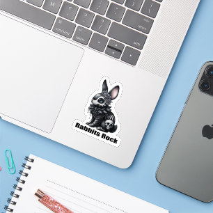 Rabbit Rock Sticker