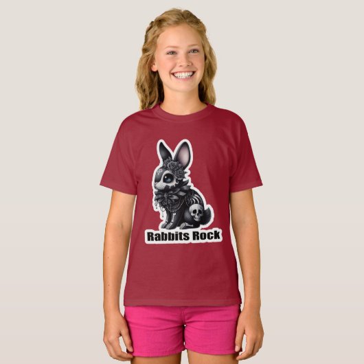 Rabbit Rock T-shirt (Voorkant volledig)