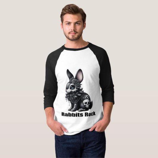Rabbit Rock T-shirt (Voorkant volledig)