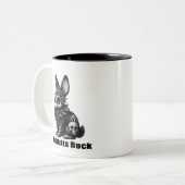 Rabbit Rock Tweekleurige Koffiemok (Voorkant links)