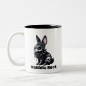 Rabbit Rock Tweekleurige Koffiemok (Links)