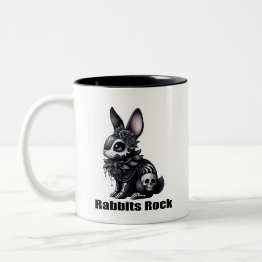Rabbit Rock Tweekleurige Koffiemok (Links)