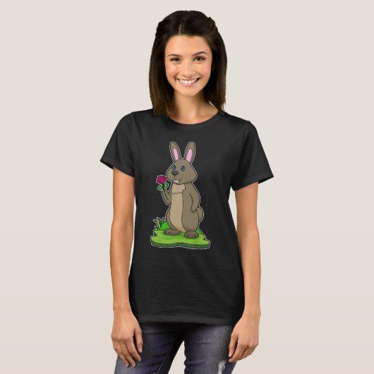 Rabbit Roos Flowers T-shirt (Voorkant volledig)