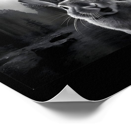 Rabbit Selfie With Ufo - Funny Bunny Graphic Alien Poster (Hoek)