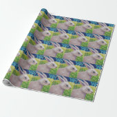 RABBIT SERIEUS WRAPPERPAPIER CADEAUPAPIER (Uitgerold)