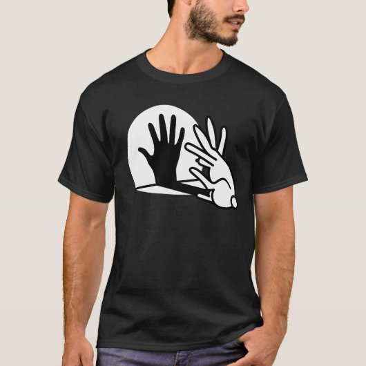 Rabbit Shadow Puppet T-shirt (Voorkant)
