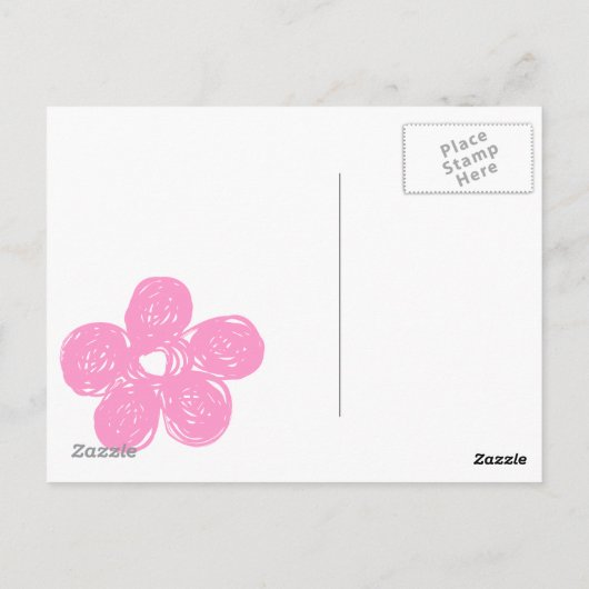 Rabbit Shape op Yellow Polka Dots Background Briefkaart (Achterkant)