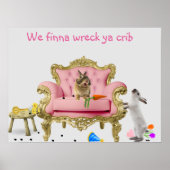 Rabbit Shenanigans Poster (Voorkant)