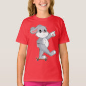 Rabbit Skater Skateboard T-shirt (Voorkant)