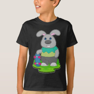 Rabbit Skater Skateboard T-shirt
