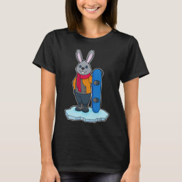 Rabbit Snowboard Winter Sport T-shirt