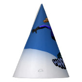 Rabbit Snowboarder Birthday Feesthoedjes (Links)