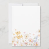 Rabbit Somebunny Baby shower Kaart (Achterkant)