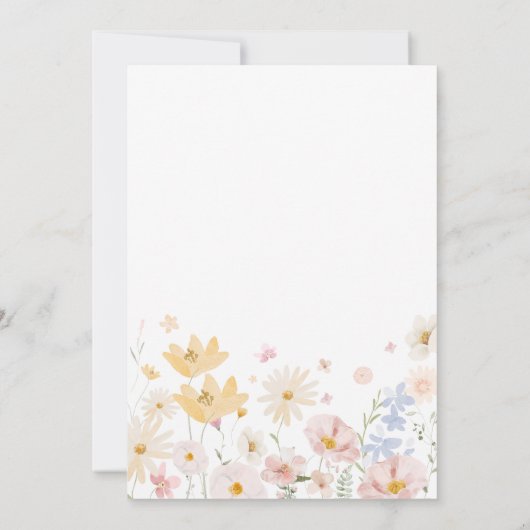 Rabbit Somebunny Baby shower Kaart (Achterkant)