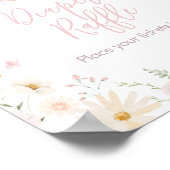 Rabbit Somebunny Baby shower Luier Raffle Poster (Hoek)