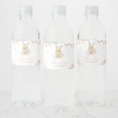 Rabbit Somebunny Baby shower Waterfles Etiket (Flessen)