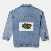 Rabbit spring love denim jacket (Achterkant)
