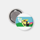 Rabbit spring   magneet (Voorkant / Achterkant)