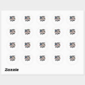 Rabbit Squad TShirt voor Rabbit Lover Shirt _ Cool Ronde Sticker (Vel)