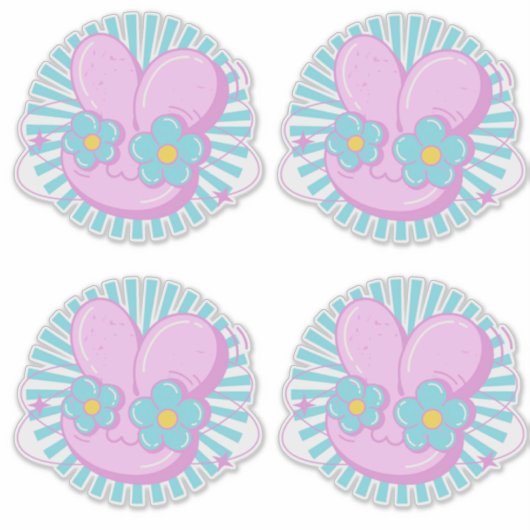 Rabbit Sticker (Voorkant)