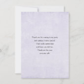 Rabbit Surrounded by Pastel Flowers Cute Bedankkaart (Achterkant)