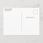 Rabbit Surrounded by Pastel Flowers Cute Easter Uitnodiging Briefkaart (Achterkant)