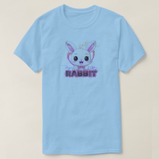 RABBIT T-SHIRT (Design voorkant)