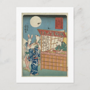 Rabbit Take-out Briefkaart