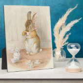 Rabbit Tea Party - Beatrix Potter Fotoplaat (Zijkant)