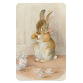 Rabbit Tea Party - Beatrix Potter Magneet (Verticaal)