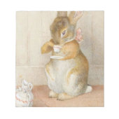 Rabbit Tea Party - Beatrix Potter Notitieblok (Voorkant)