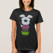 Rabbit Teacher Bril T-shirt (Voorkant)