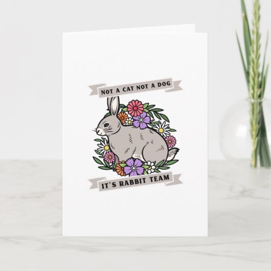 Rabbit Team Kaart (Voorkant)