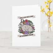 Rabbit Team Kaart (Gele Bloem)