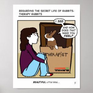 RABBIT THERAPIE POSTER