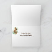 Rabbit Totem, Animal Guide Funny Birthday Kaart (Binnen)