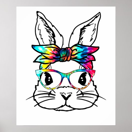 rabbit tye die, retro, vintage poster (Voorkant)
