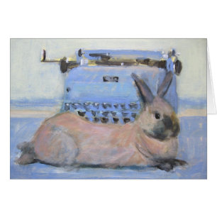 Rabbit & Type writer