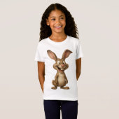 Rabbit Unisex Kid's T-Shirt (Voorkant volledig)