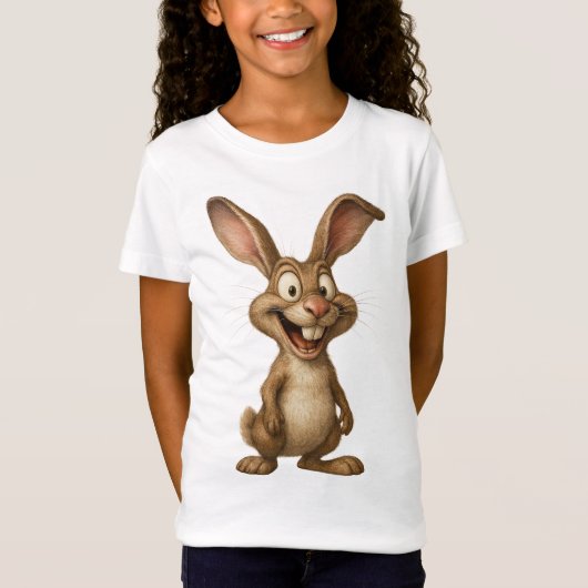 Rabbit Unisex Kid's T-Shirt (Voorkant)