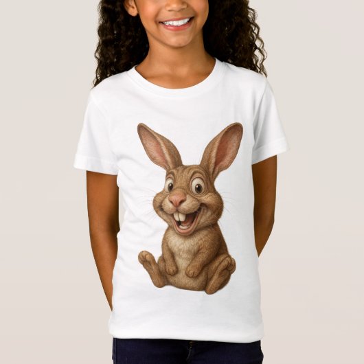 Rabbit Unisex Kid's T-Shirt (Voorkant)
