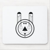 Rabbit Usagi Zodiac Sign Muismat (Voorkant)