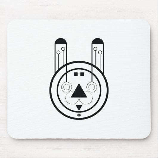 Rabbit Usagi Zodiac Sign Muismat (Voorkant)