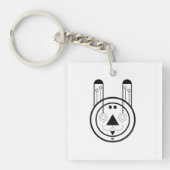 Rabbit Usagi Zodiac Sign Sleutelhanger (Voorkant)